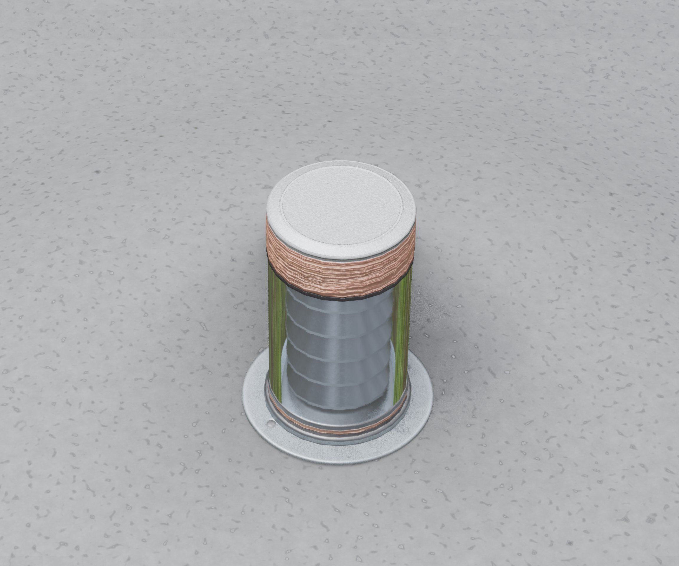 Wooden Light-Column 3 - Low-Poly Street-Light Set-9 Low-poly 3D model_42