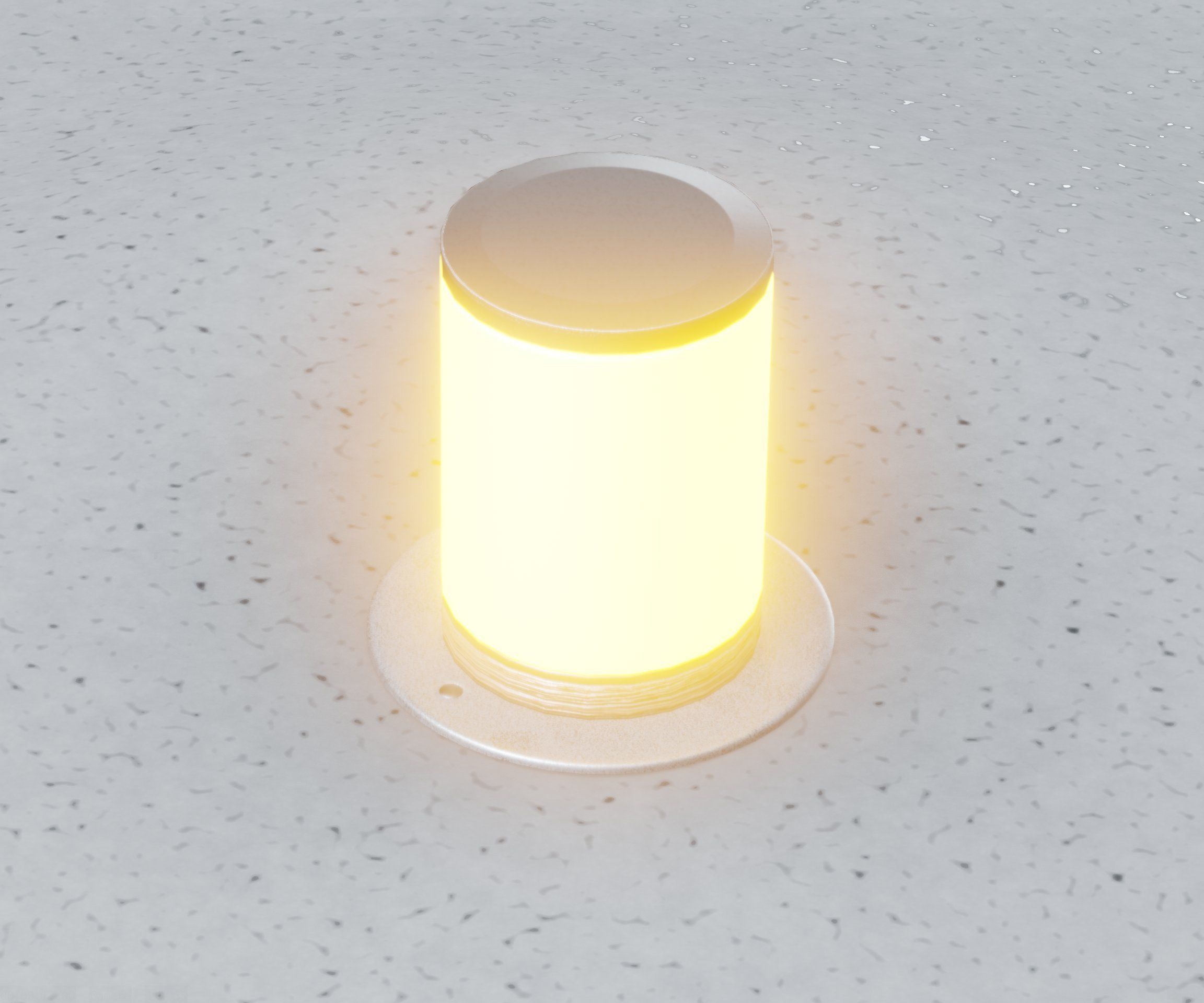 Light Column made of wood 4 - Low-Poly Street-Light Set-9 Low-poly 3D model_13