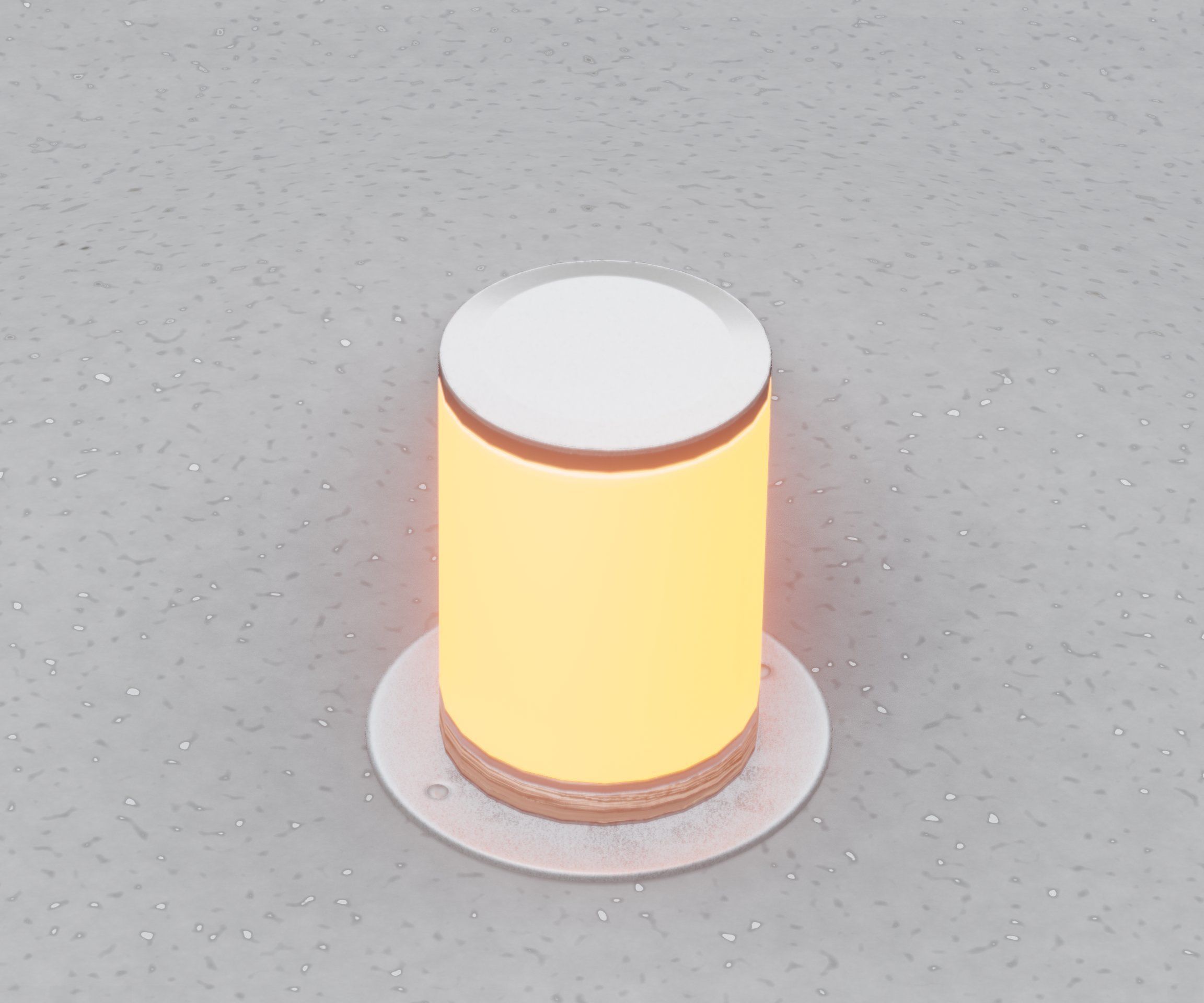 Light Column made of wood 4 - Low-Poly Street-Light Set-9 Low-poly 3D model_41