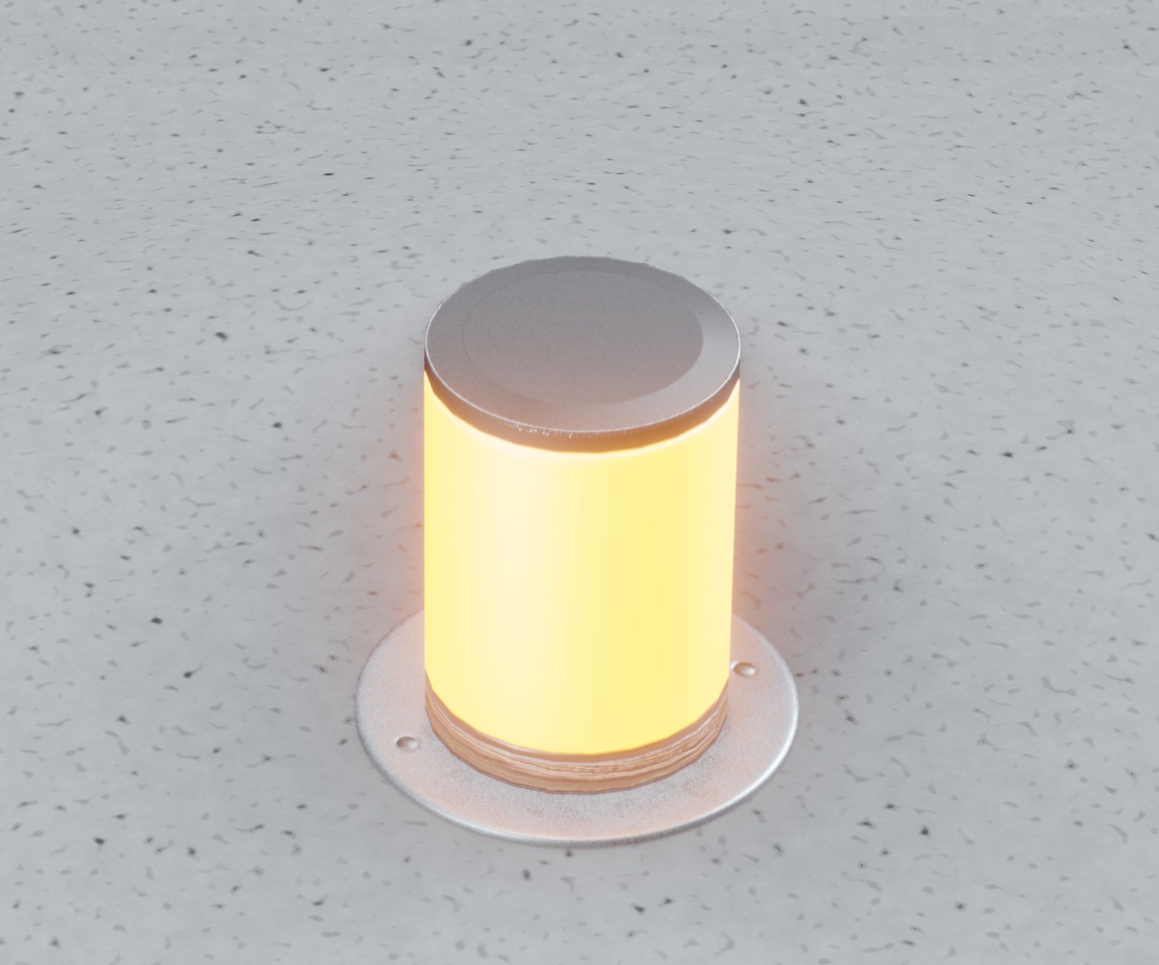 Light Column made of wood 4 - Low-Poly Street-Light Set-9 Low-poly 3D model_43