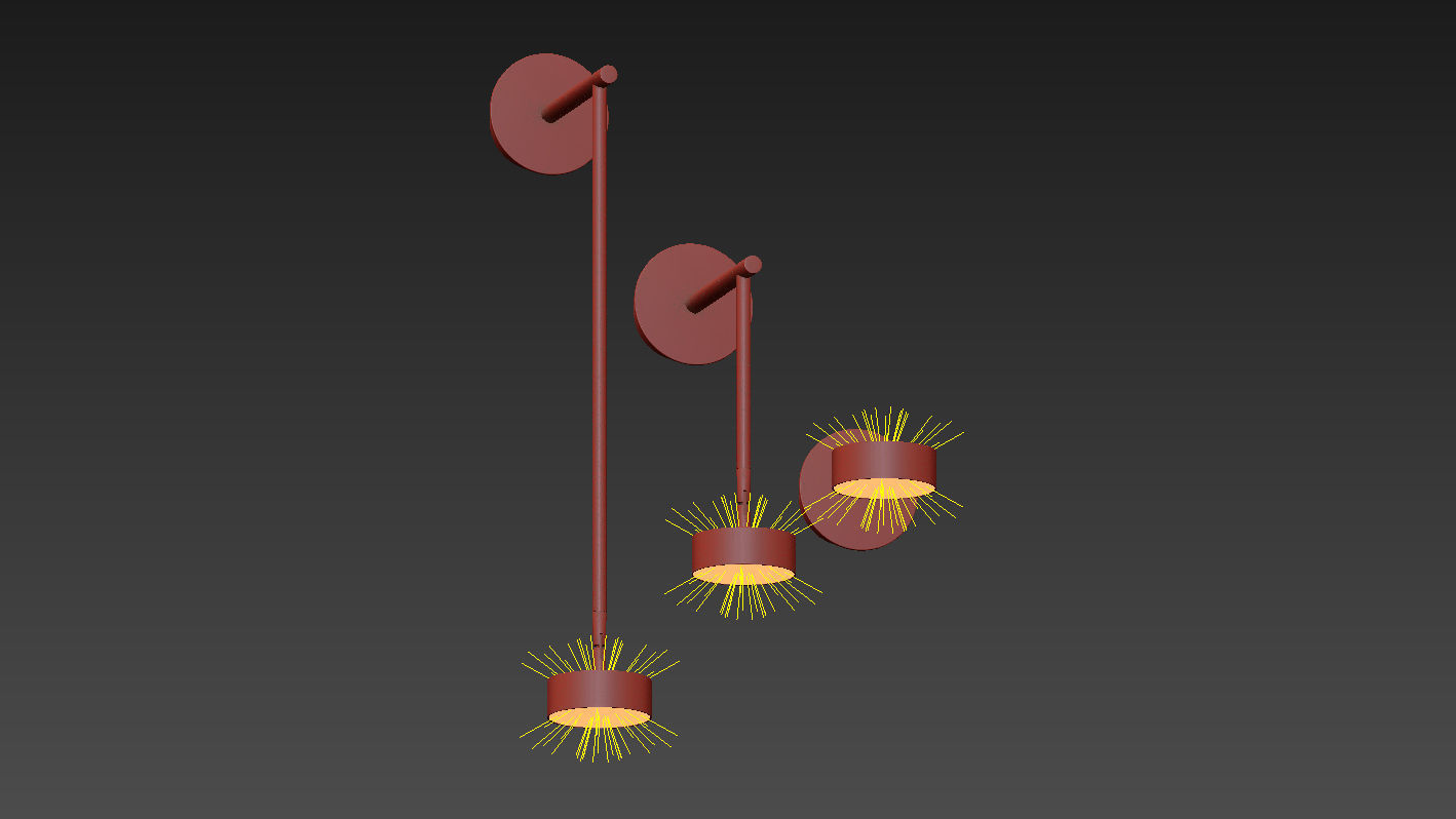 Softspot wall sconce by Giopato Coombes 3D model_9