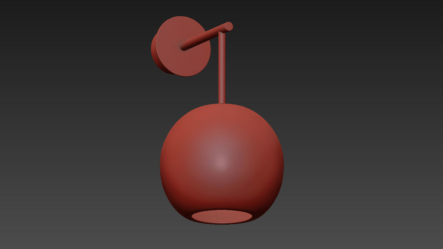 GIOPATO and COOMBES SOFFIO SHORT SCONCE by Giopato Coombes 3D model_3