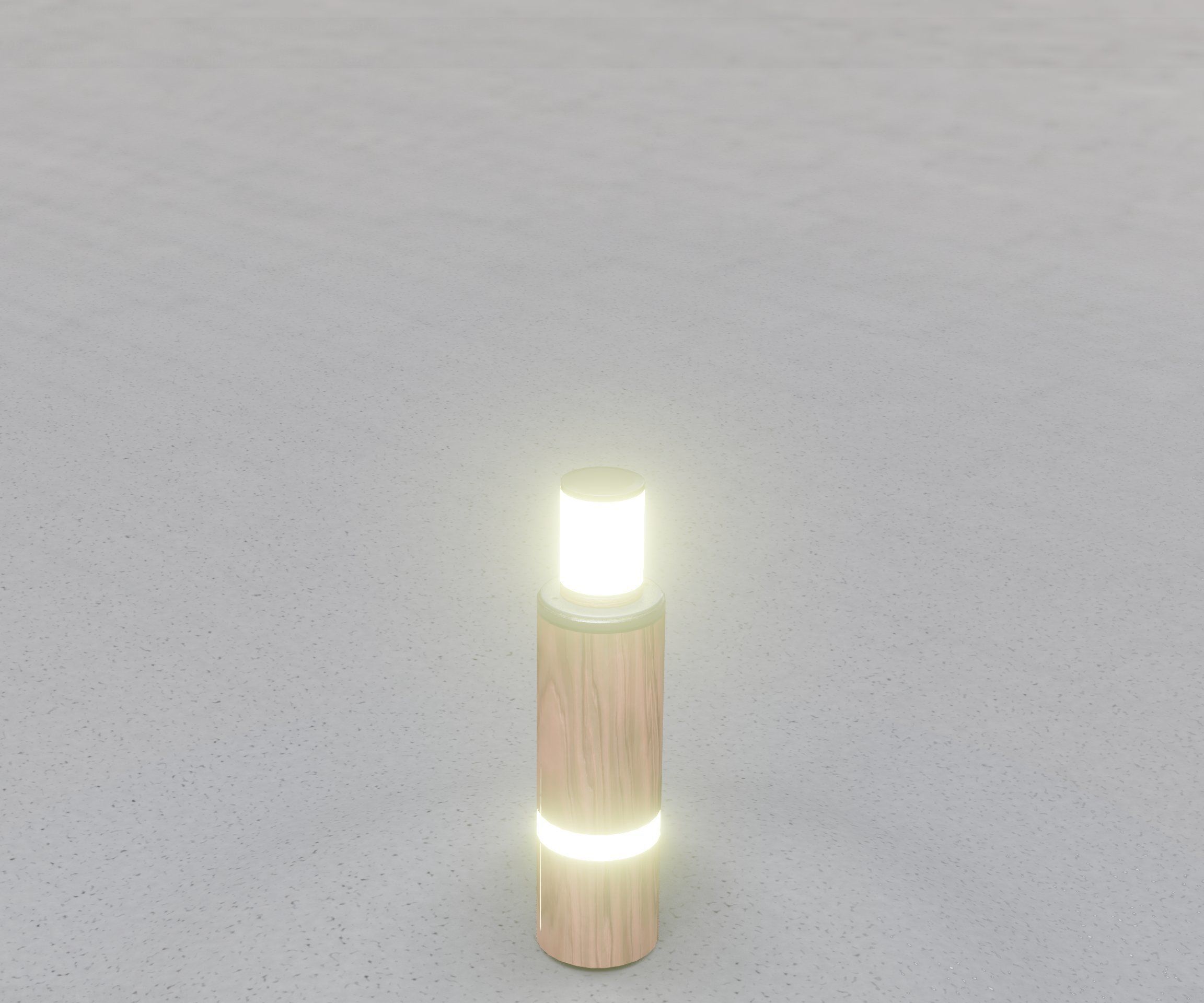 Wooden pillar of light 6 - Street-Light Set-9 Low-Poly  Low-poly 3D model_71