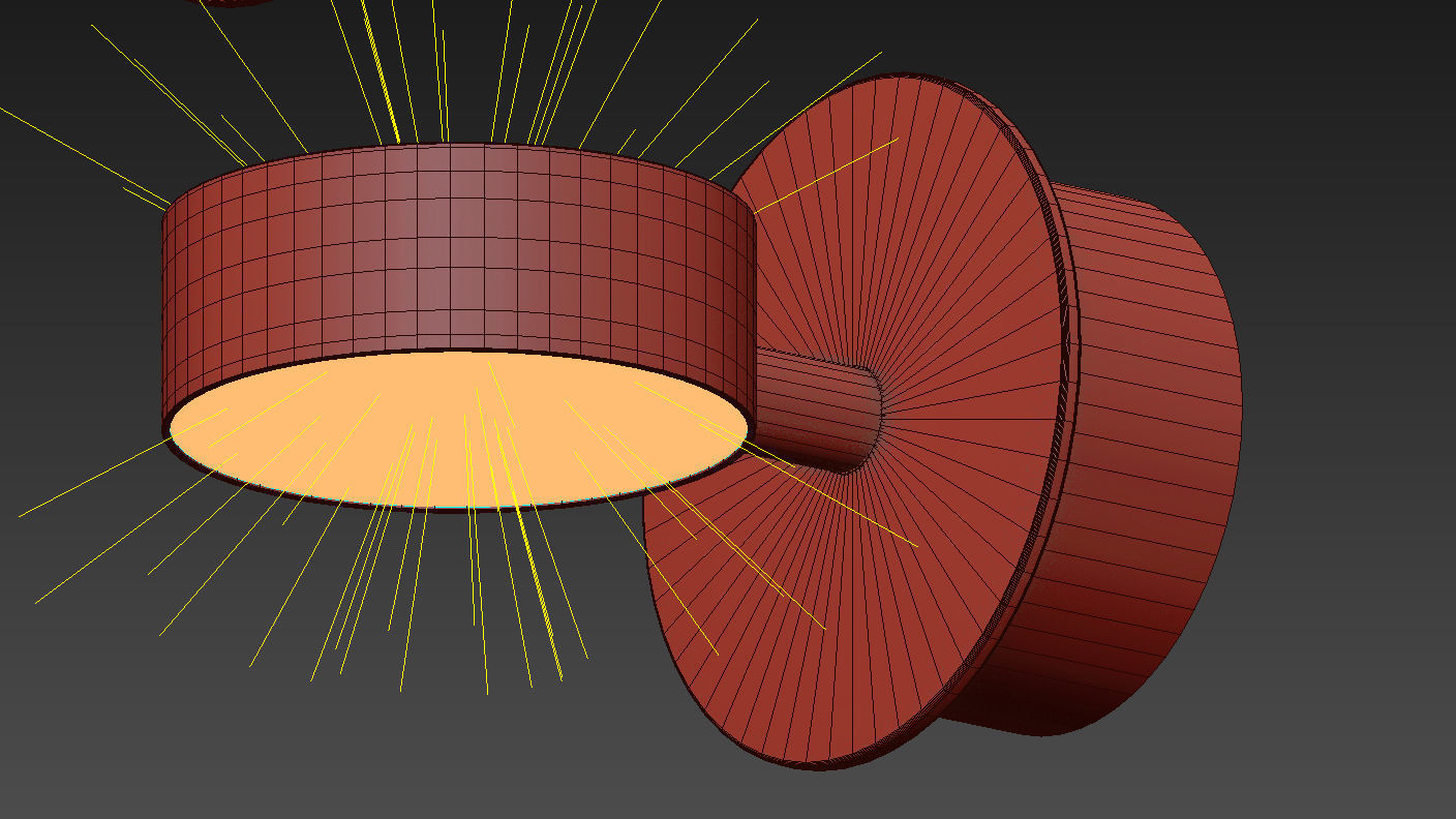 Softspot wall sconce by Giopato Coombes 3D model_4