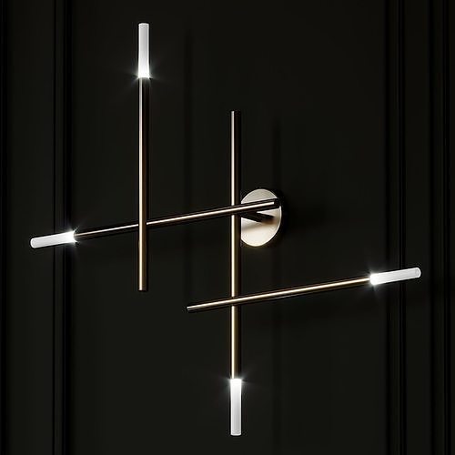 Kitami wall Sconce by GINEICO Lighting 3D model