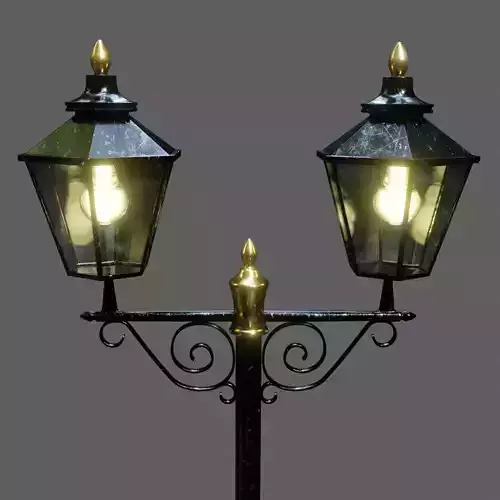 old street light