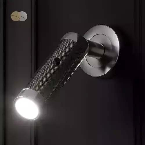 KNURLED BRUSHED BRASS WALL LIGHT by Gotham