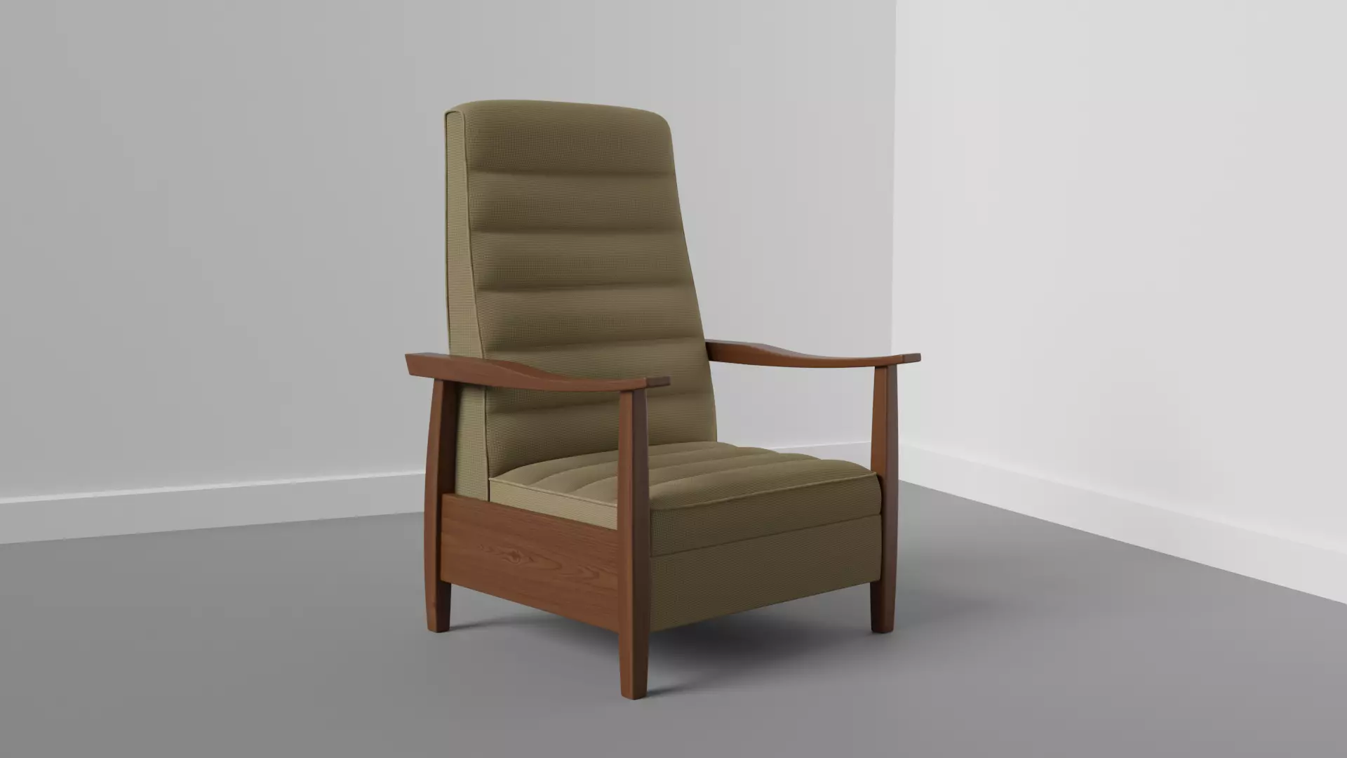 Arm chair sofa 3D model_0