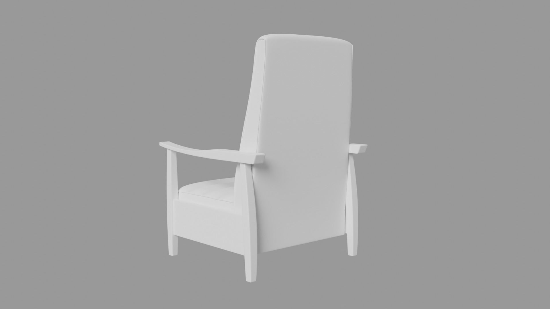 Arm chair sofa 3D model_6