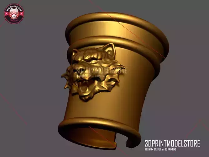 Tiger Roman Muscle Spartan Armor Hand Cosplay Halloween 3D print model