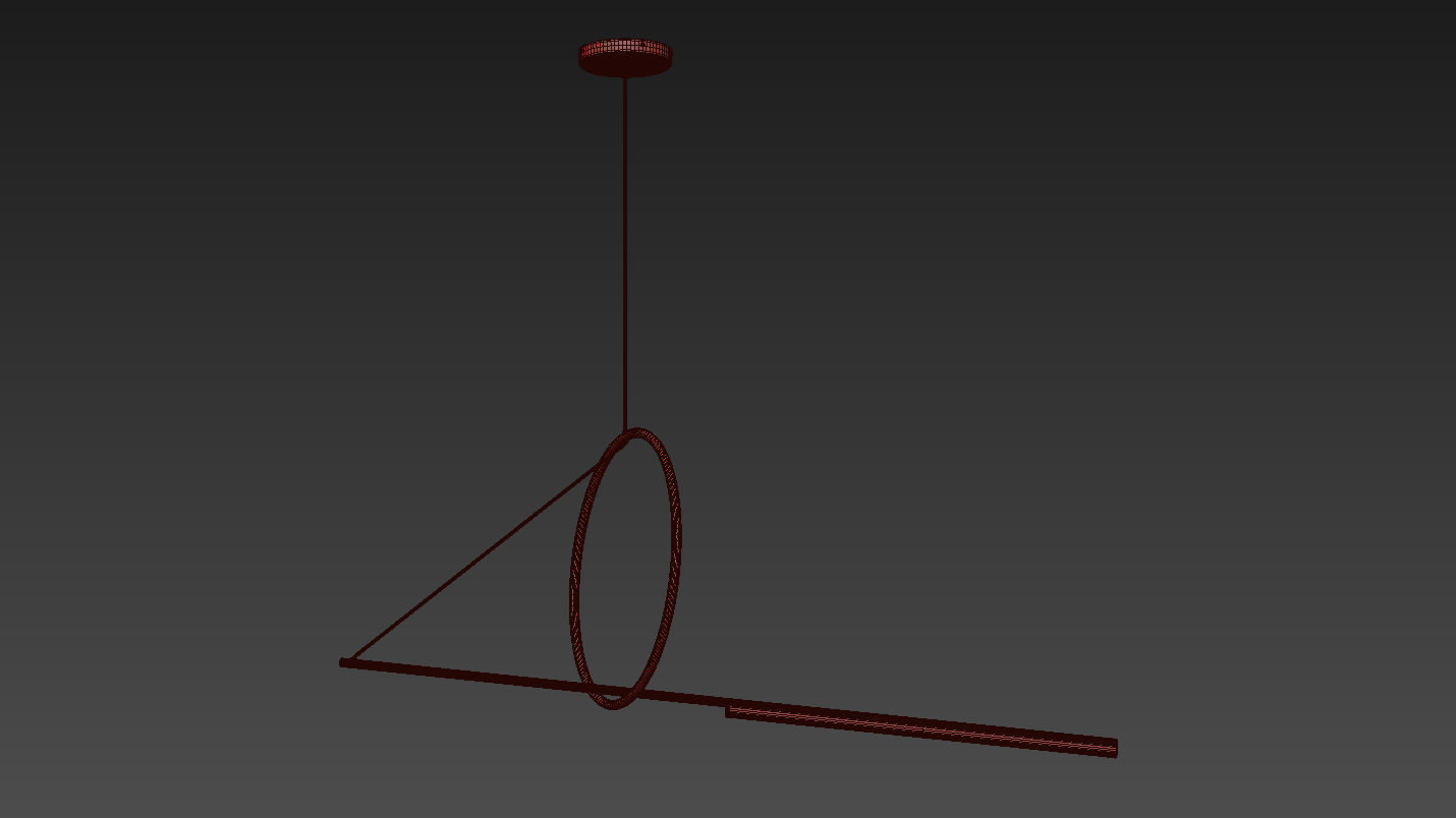 Cercle Et Trait Linear Suspension By CVL Luminaires 3D model_10
