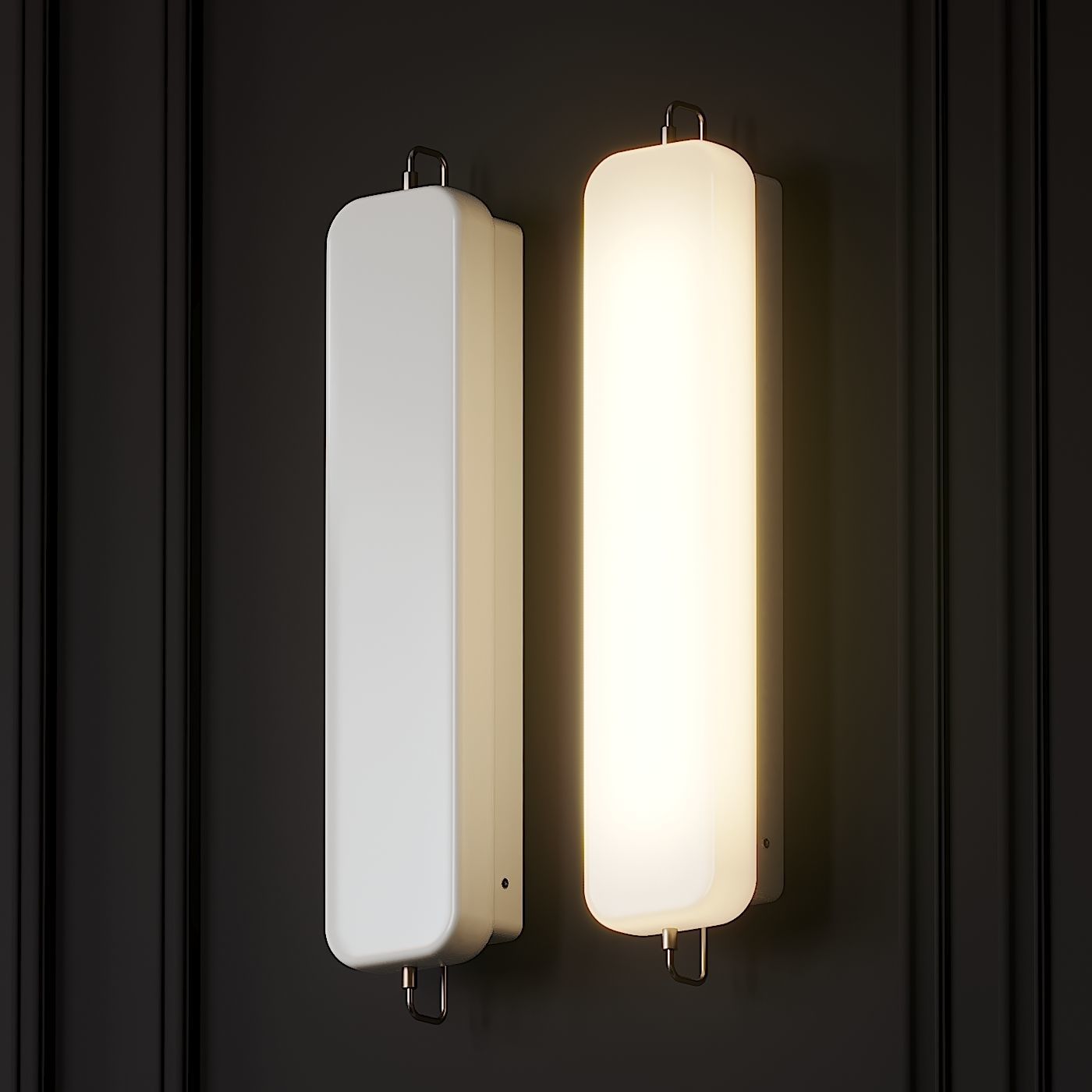PARK III Wall Sconce by TRNK 3D model_4