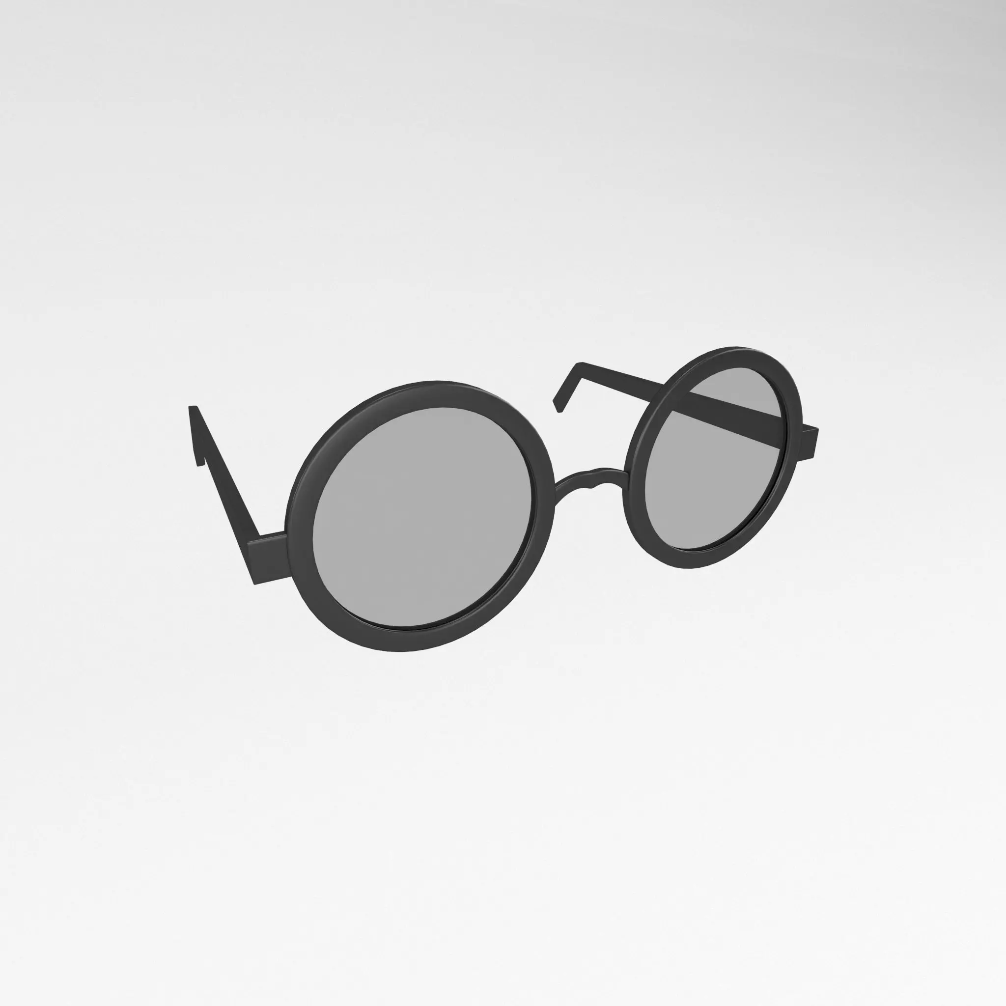 Cartoon Glasses v1 002 Low-poly 3D model_0