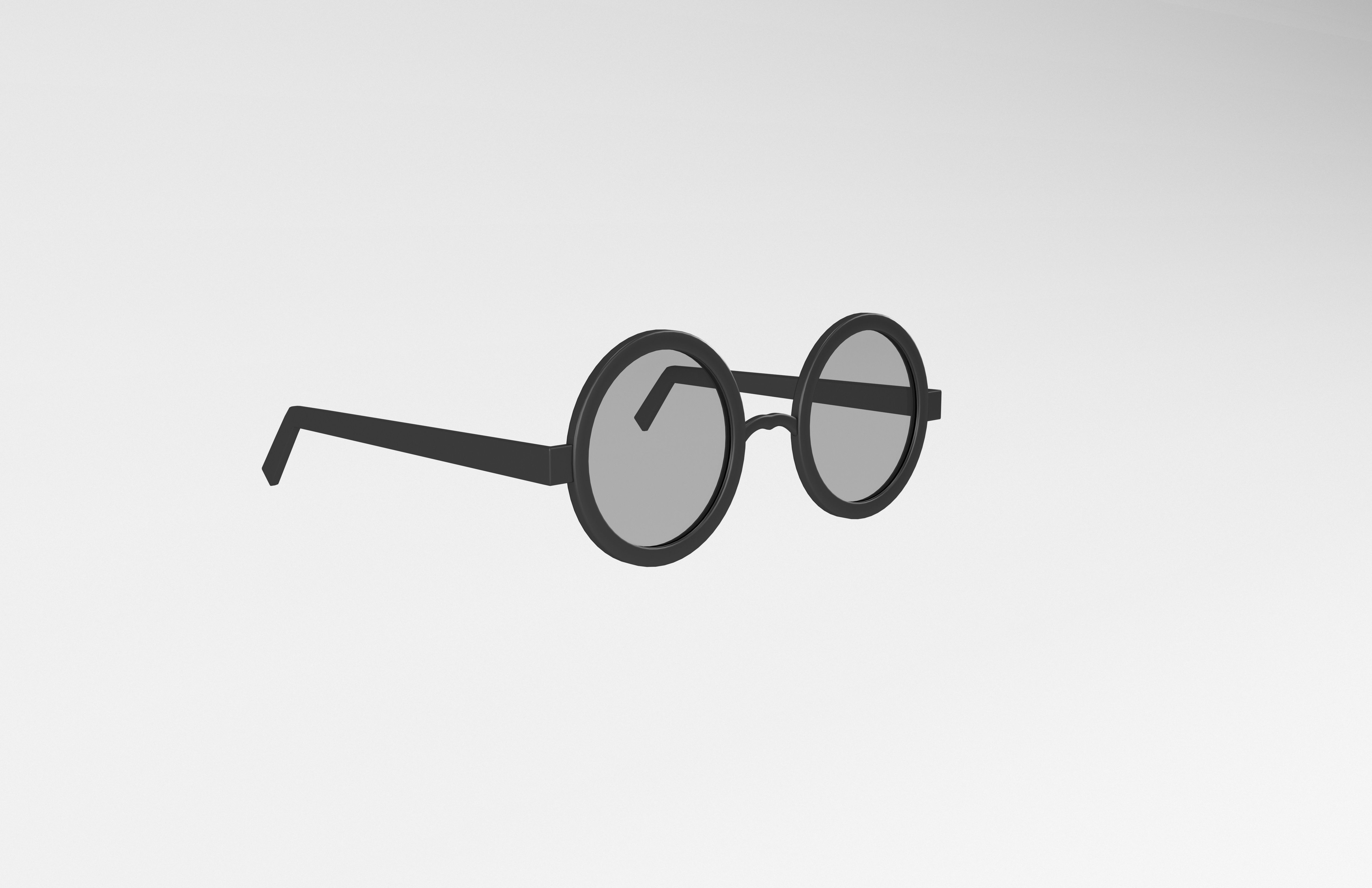 Cartoon Glasses v1 002 Low-poly 3D model_3