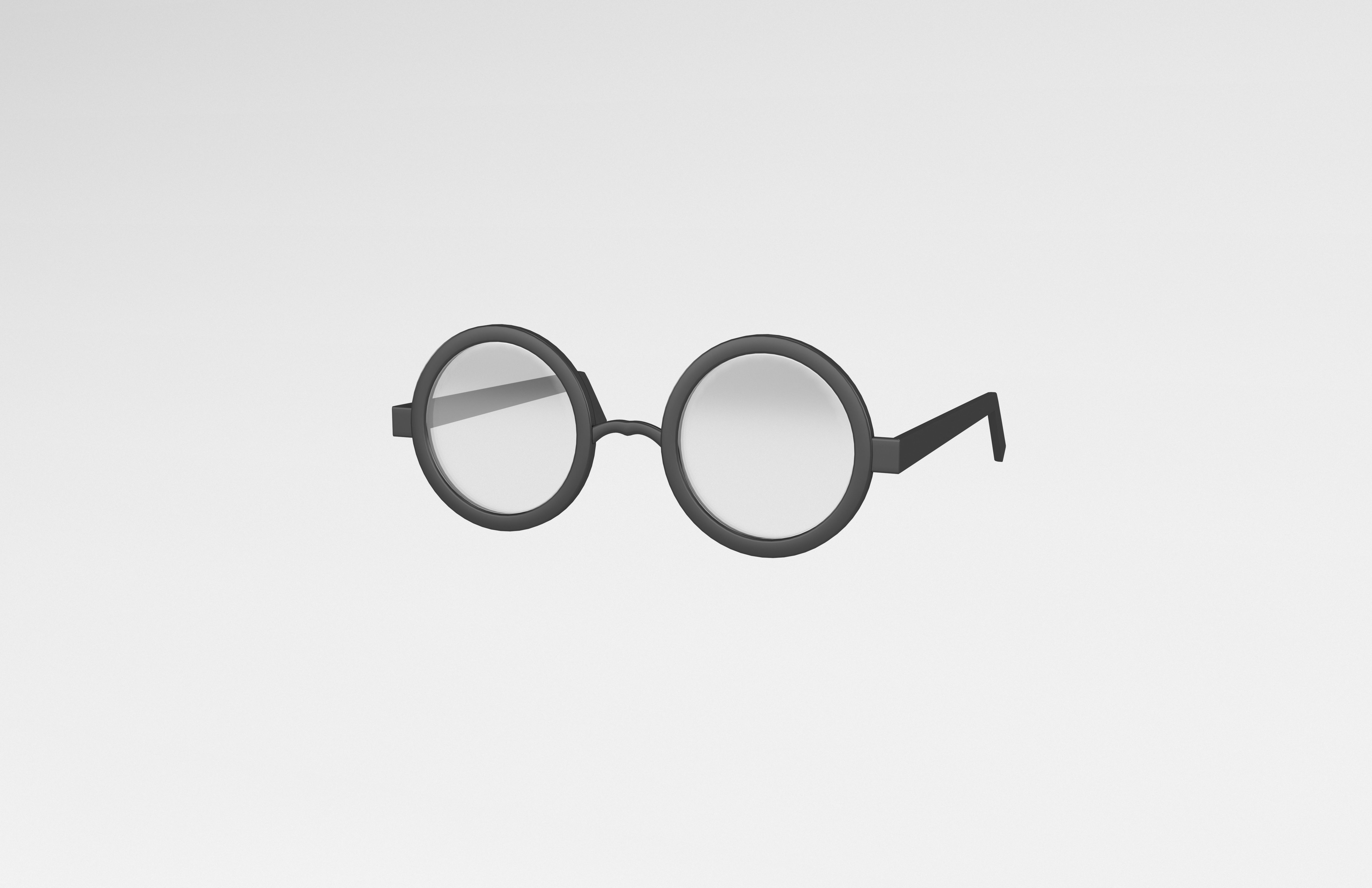 Cartoon Glasses v1 003 Low-poly 3D model_2