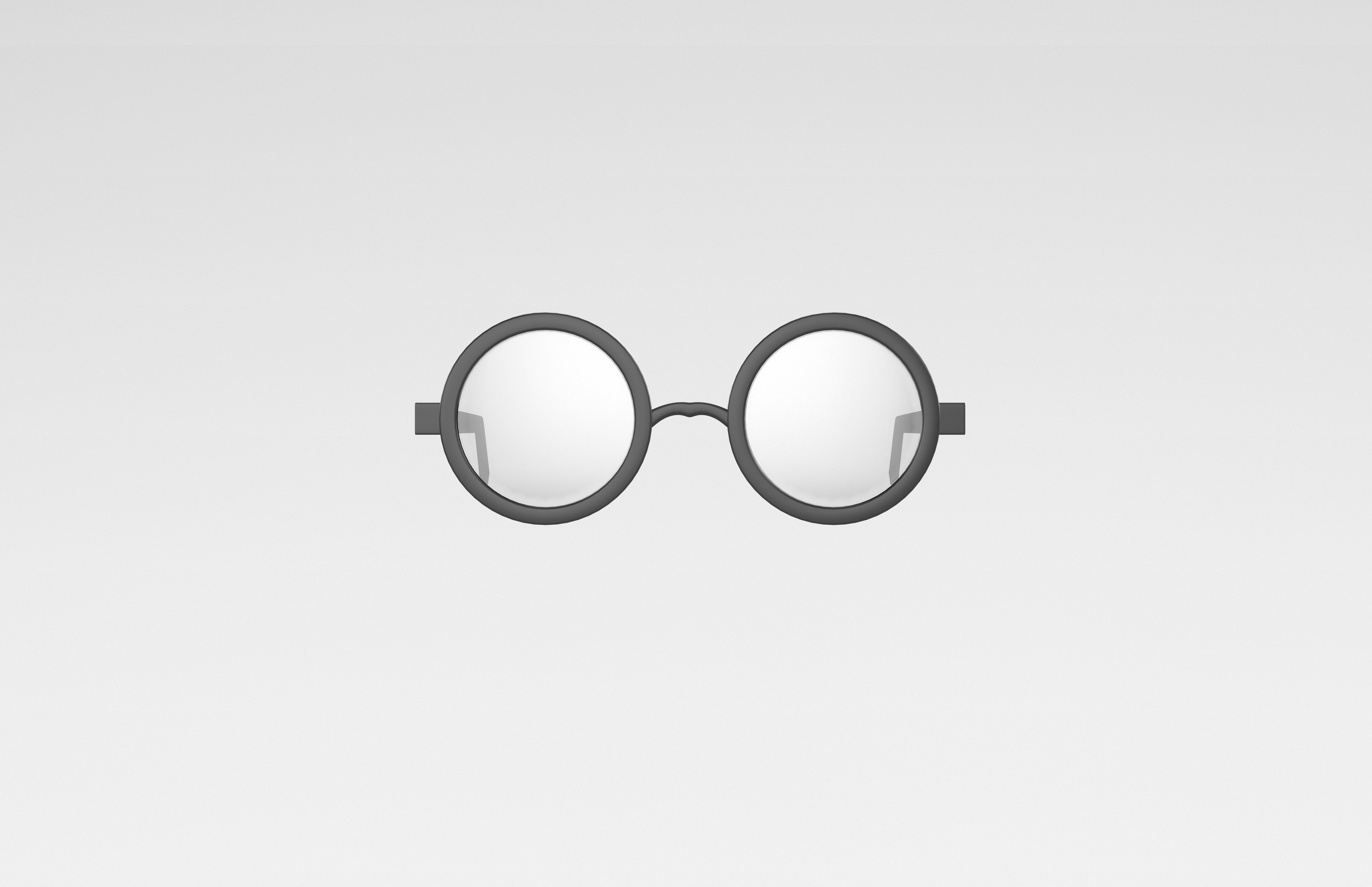 Cartoon Glasses v1 003 Low-poly 3D model_1