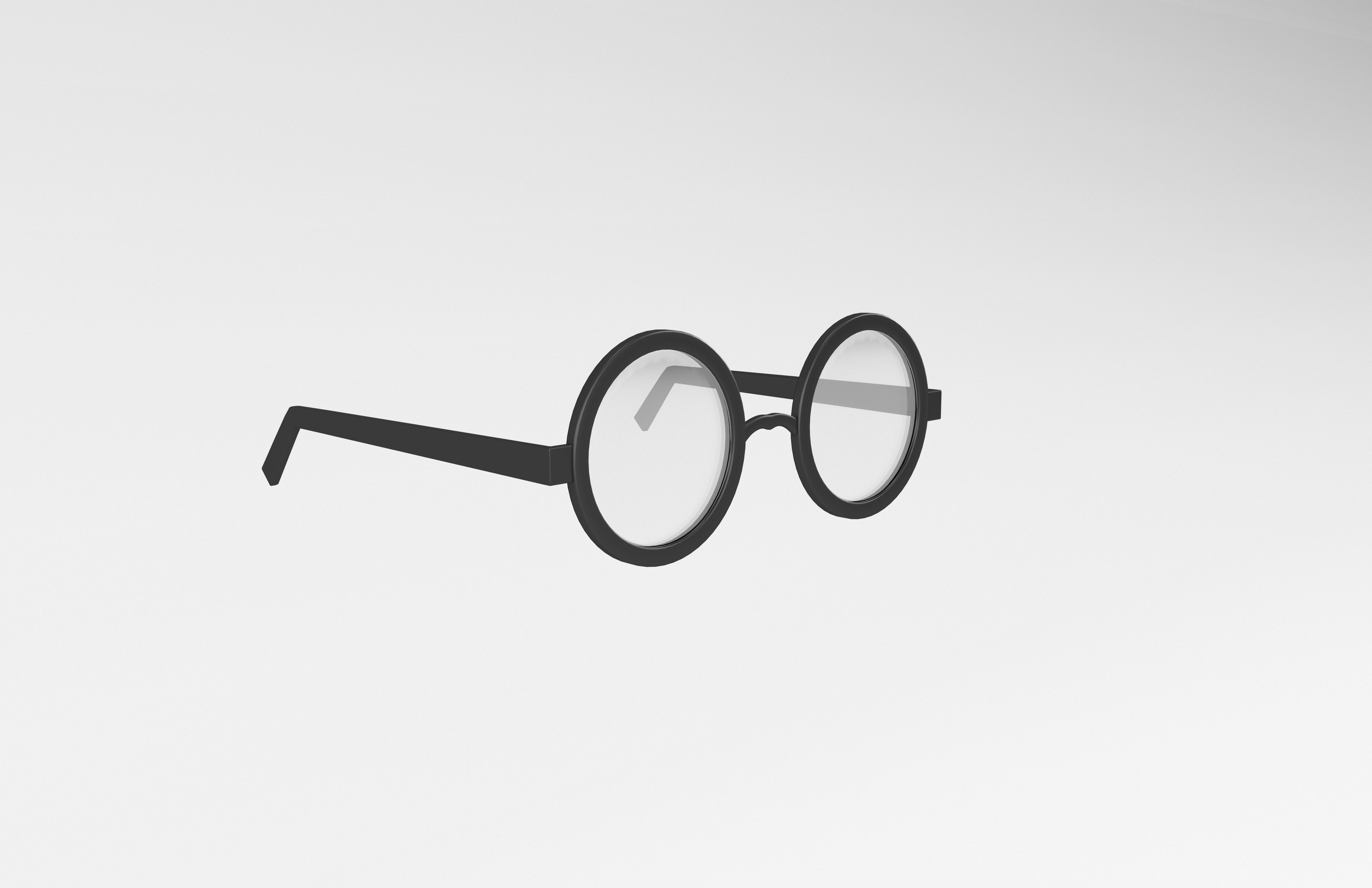 Cartoon Glasses v1 003 Low-poly 3D model_3