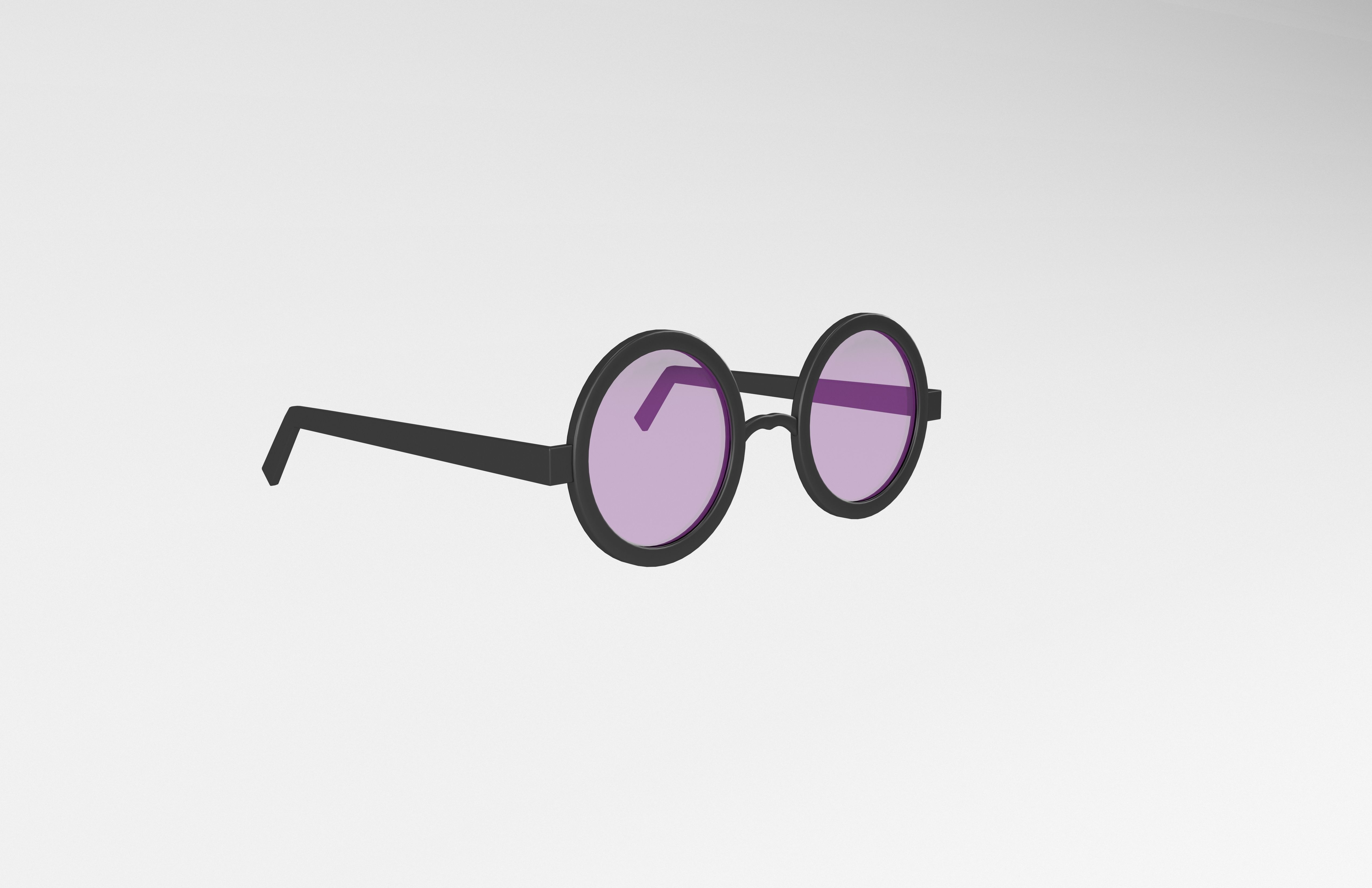 Cartoon Glasses v1 005 Low-poly 3D model_3