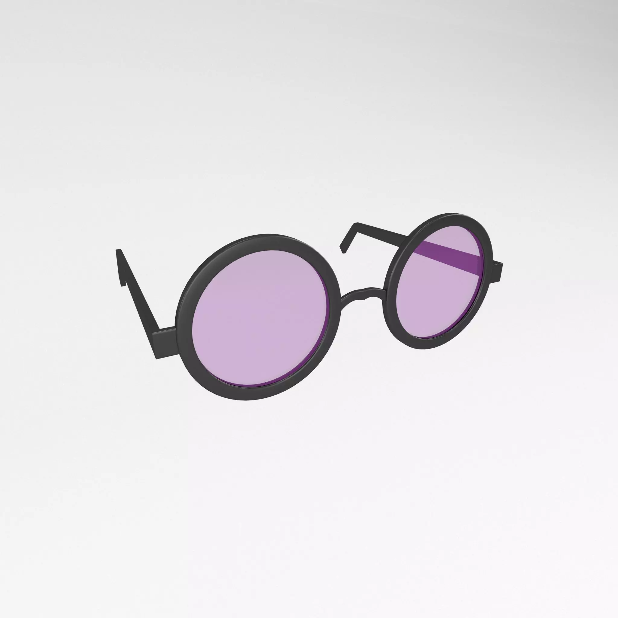 Cartoon Glasses v1 005 Low-poly 3D model_0