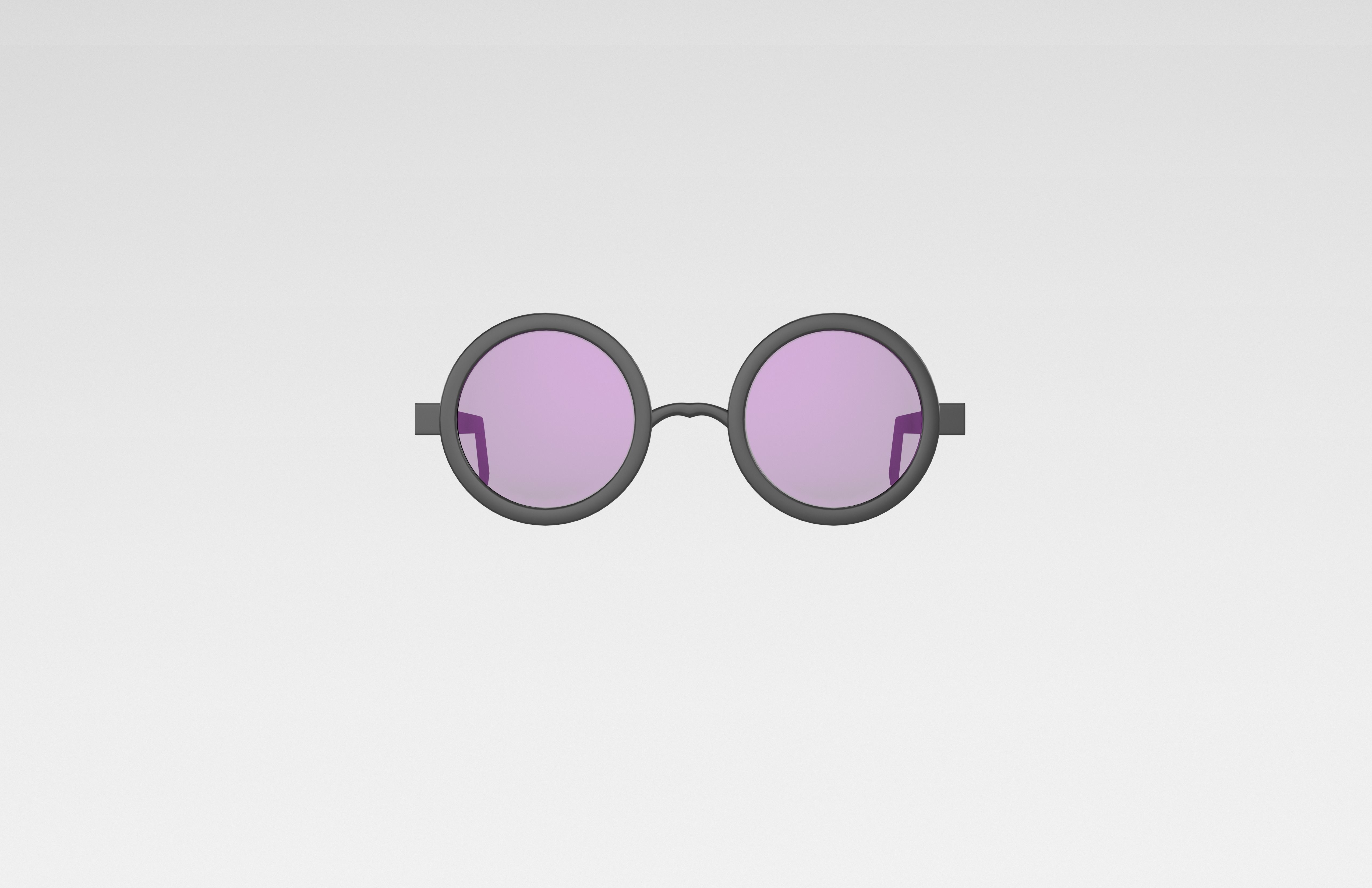 Cartoon Glasses v1 005 Low-poly 3D model_1
