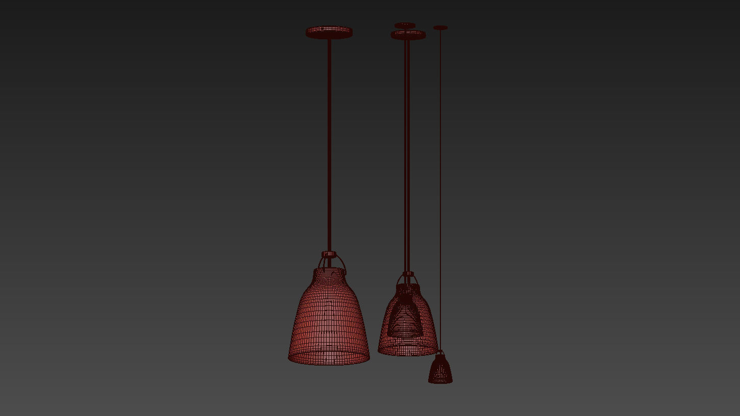 Caravaggio Pendant Light by Fritz Hansen 3D model_8