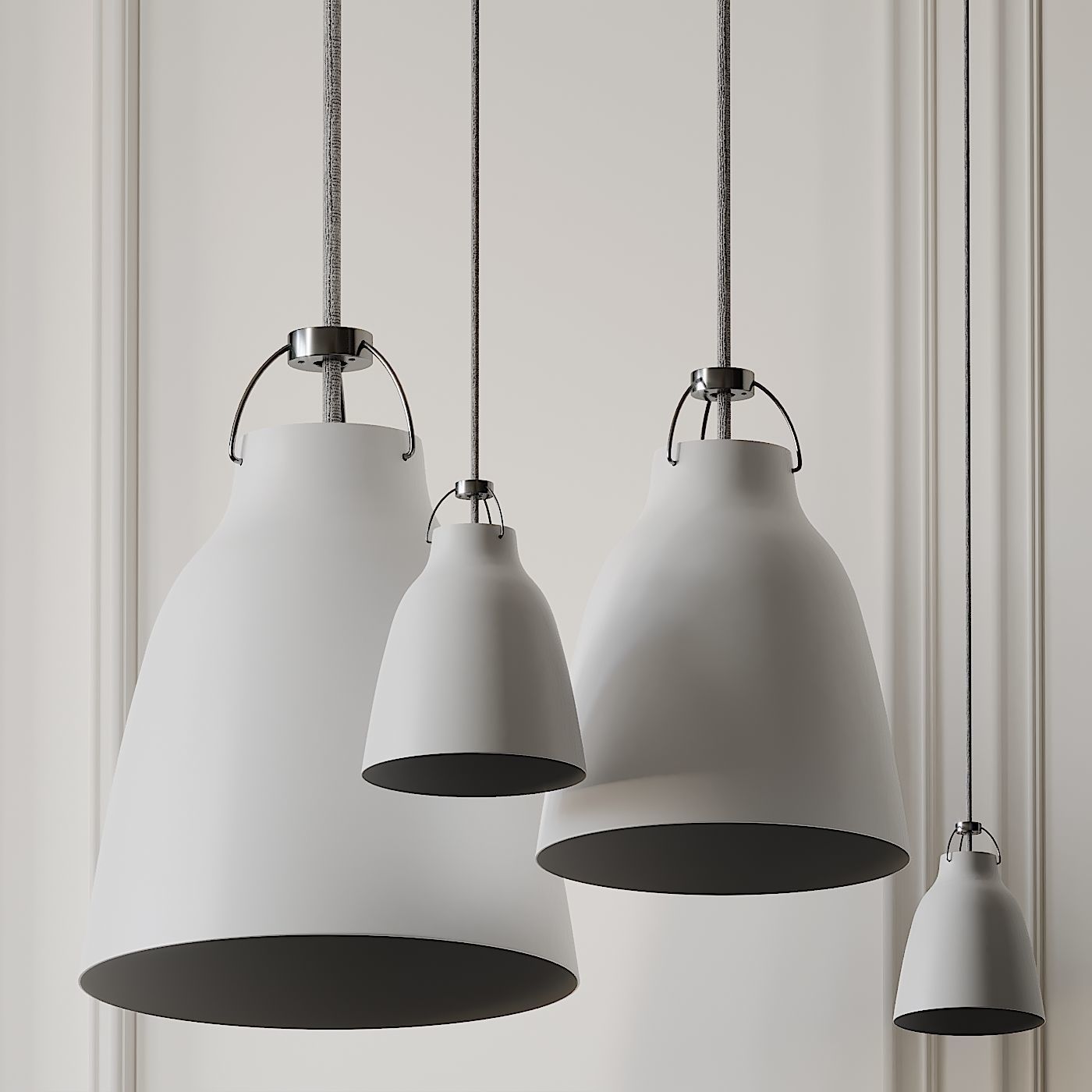 Caravaggio Pendant Light by Fritz Hansen 3D model_1