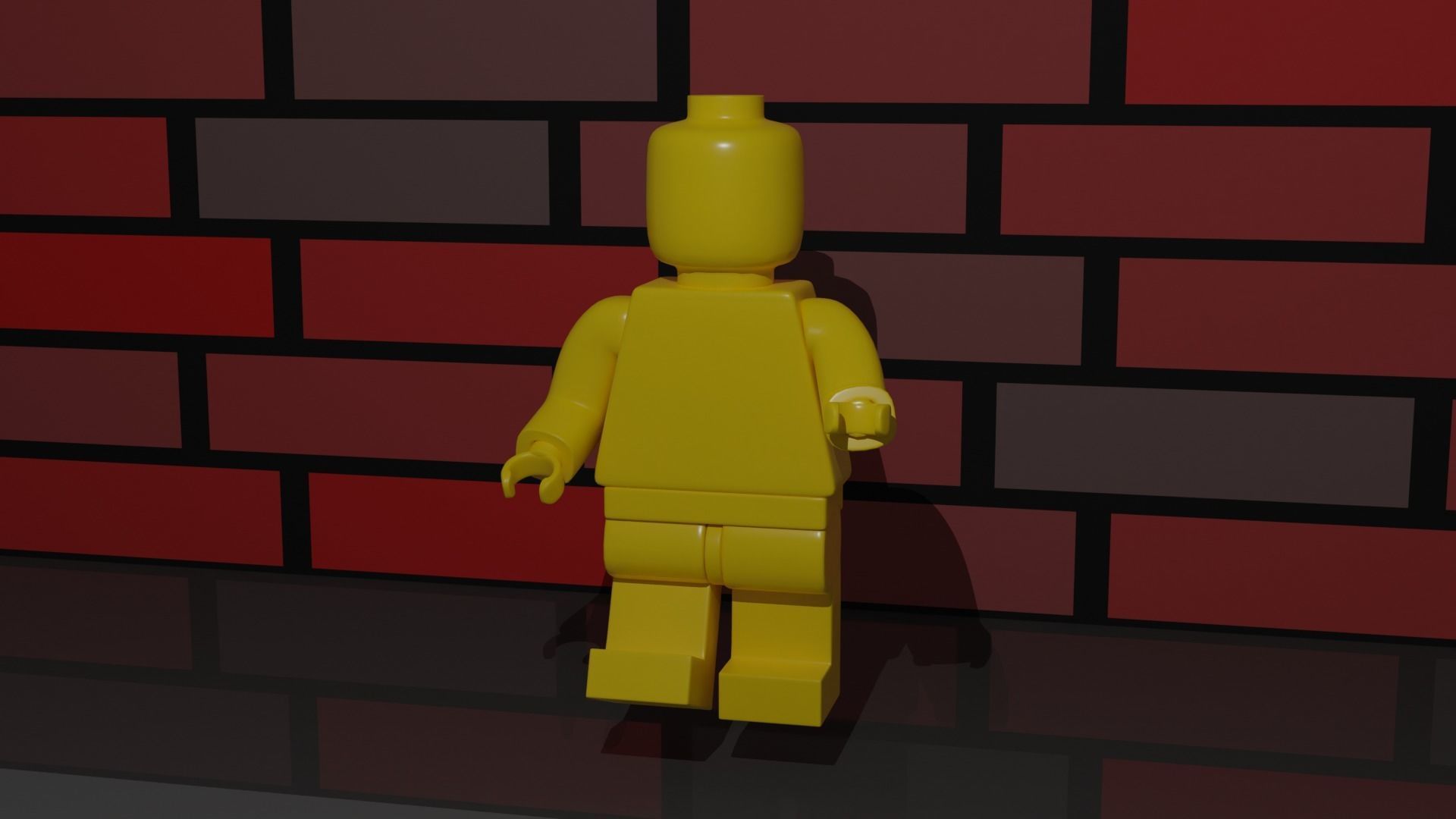 Lego model figure 3D model_3