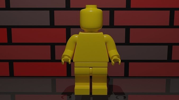 Lego model figure 3D model