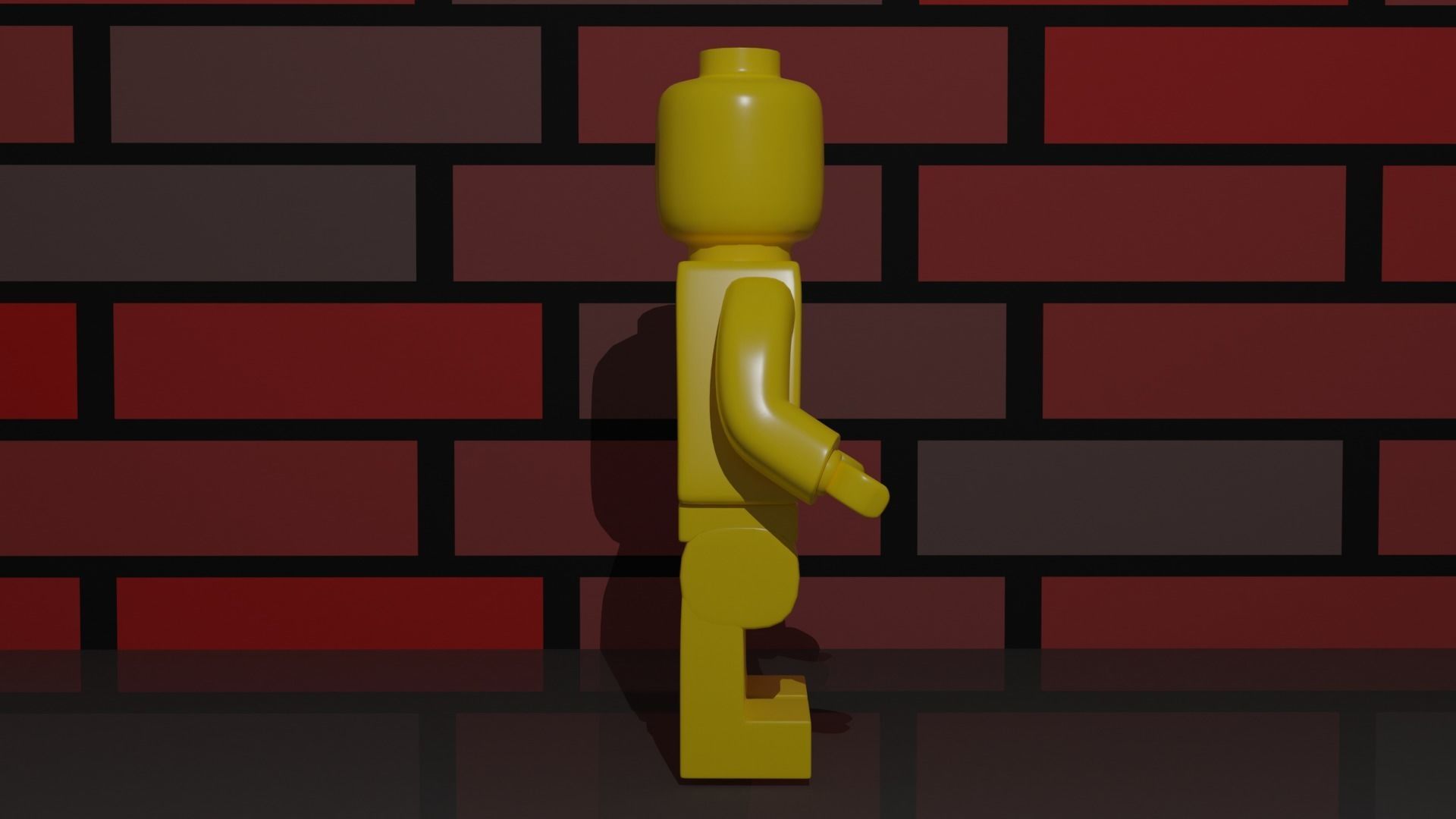 Lego model figure 3D model_4