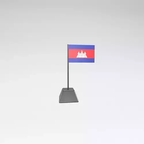 Cartoon Cambodia Flag v1 001