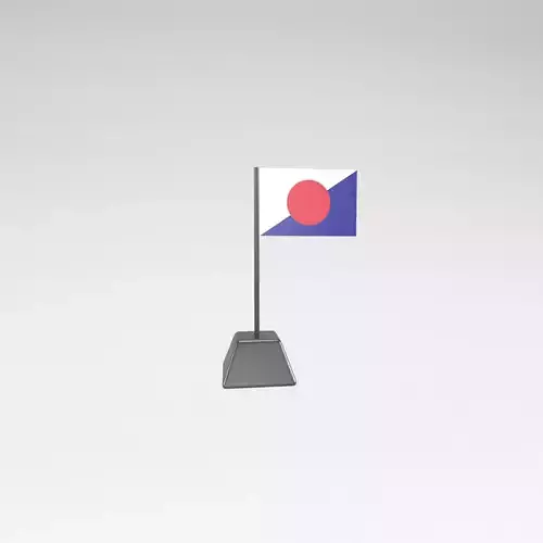 Cartoon Japan Customs Flag v1 001