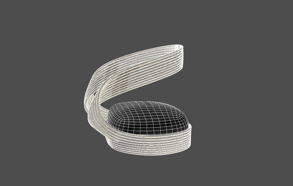 Joe Colombo rattan chair 3D model_6