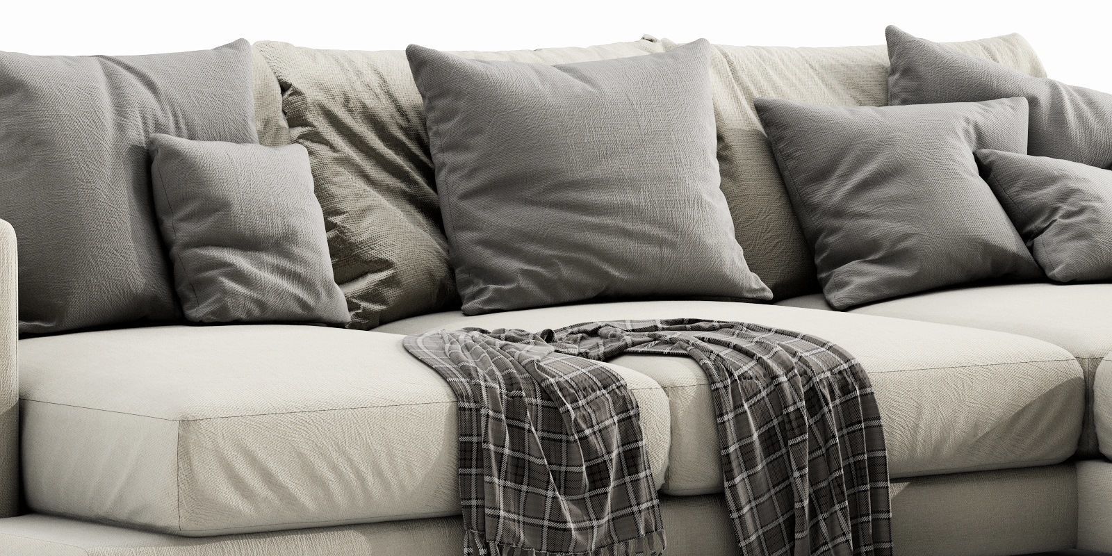 Flexform Long Island Chaise Lounge 3D model_7