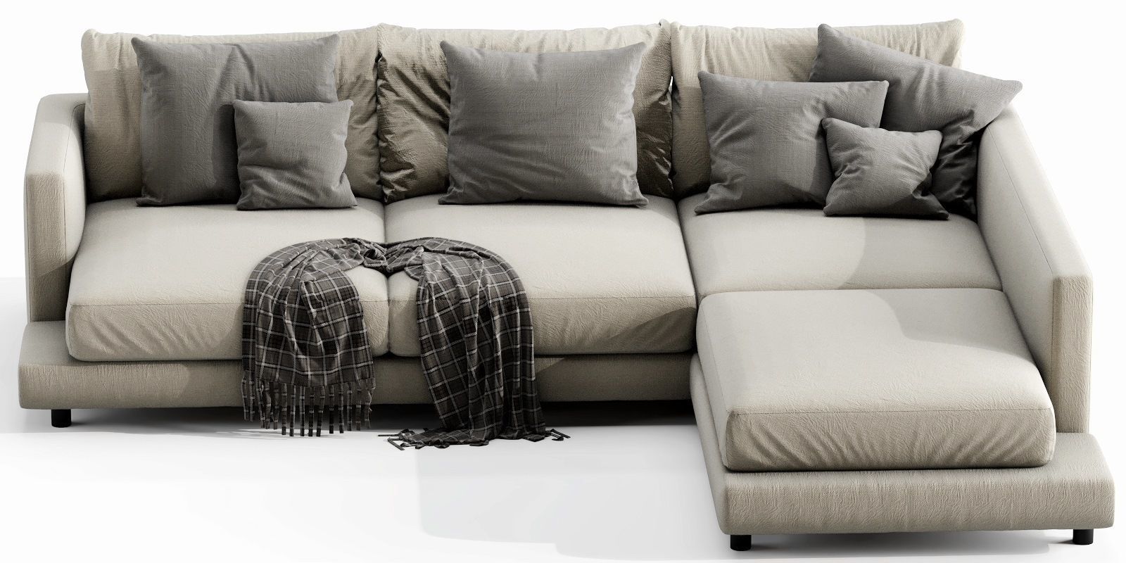 Flexform Long Island Chaise Lounge 3D model_10