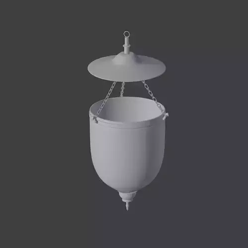 Antique Hanging Lamp Free 3D model