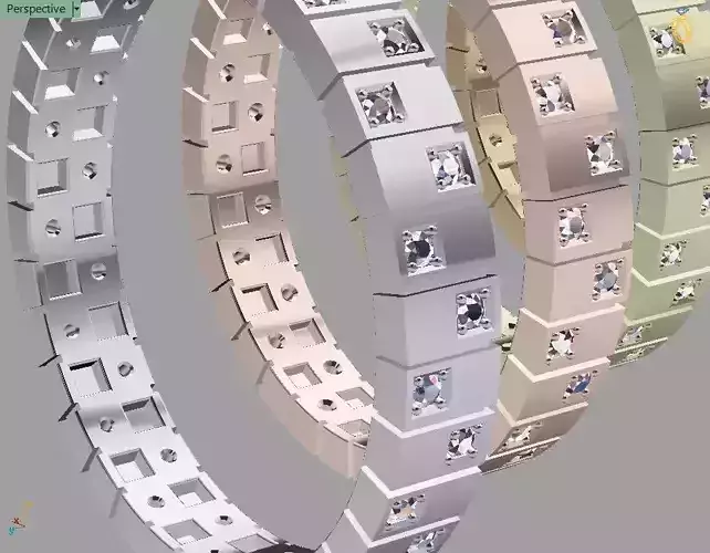  ring alliance  with small diamonds  exquisite and simple