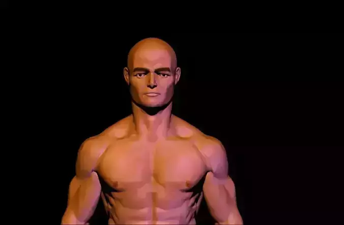 base mesh young boy 
