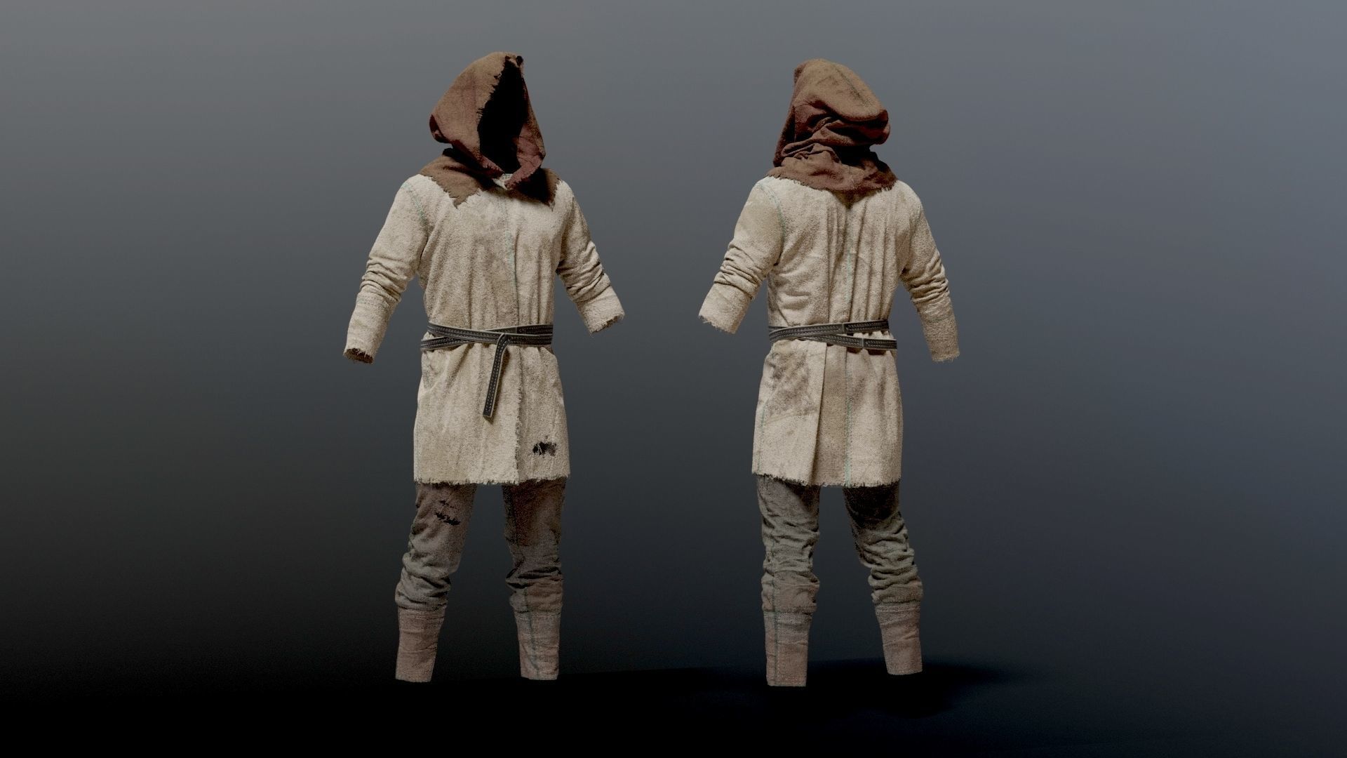 MEDIEVAL Farmer 3D model_13