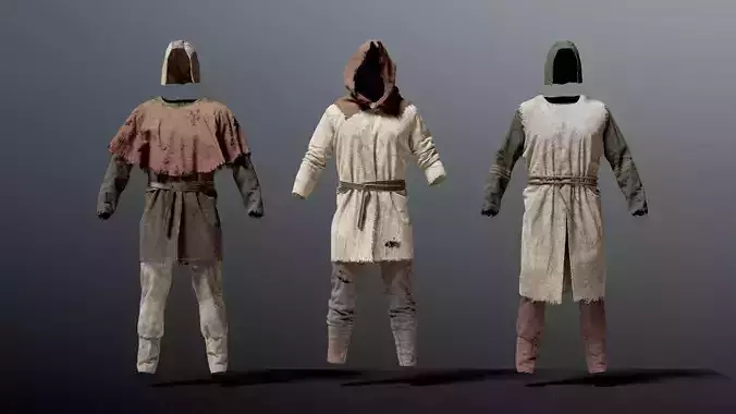MEDIEVAL Farmer 3D model