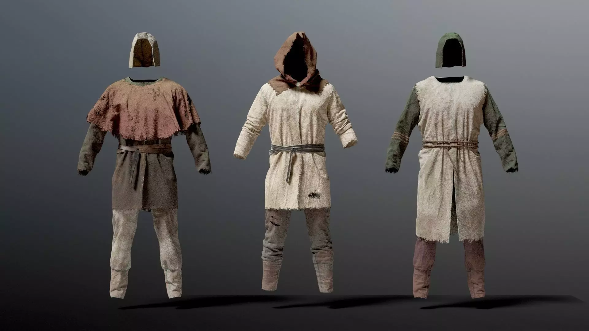 MEDIEVAL Farmer 3D model_0