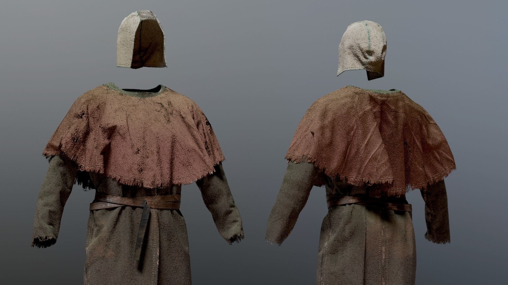 MEDIEVAL Farmer 3D model_3