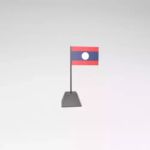 Cartoon Laos Flag v1 001