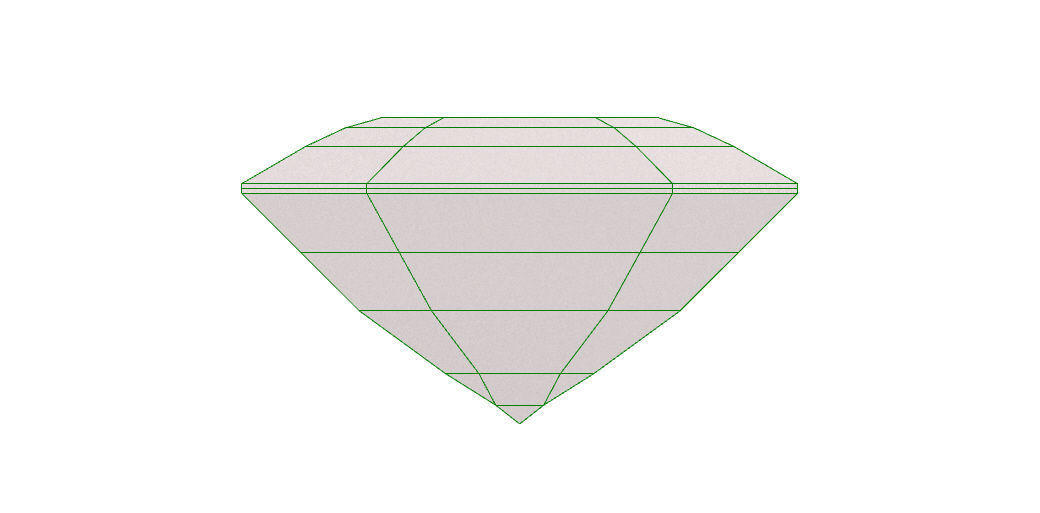 Diamond - Emerald 3D print model_8