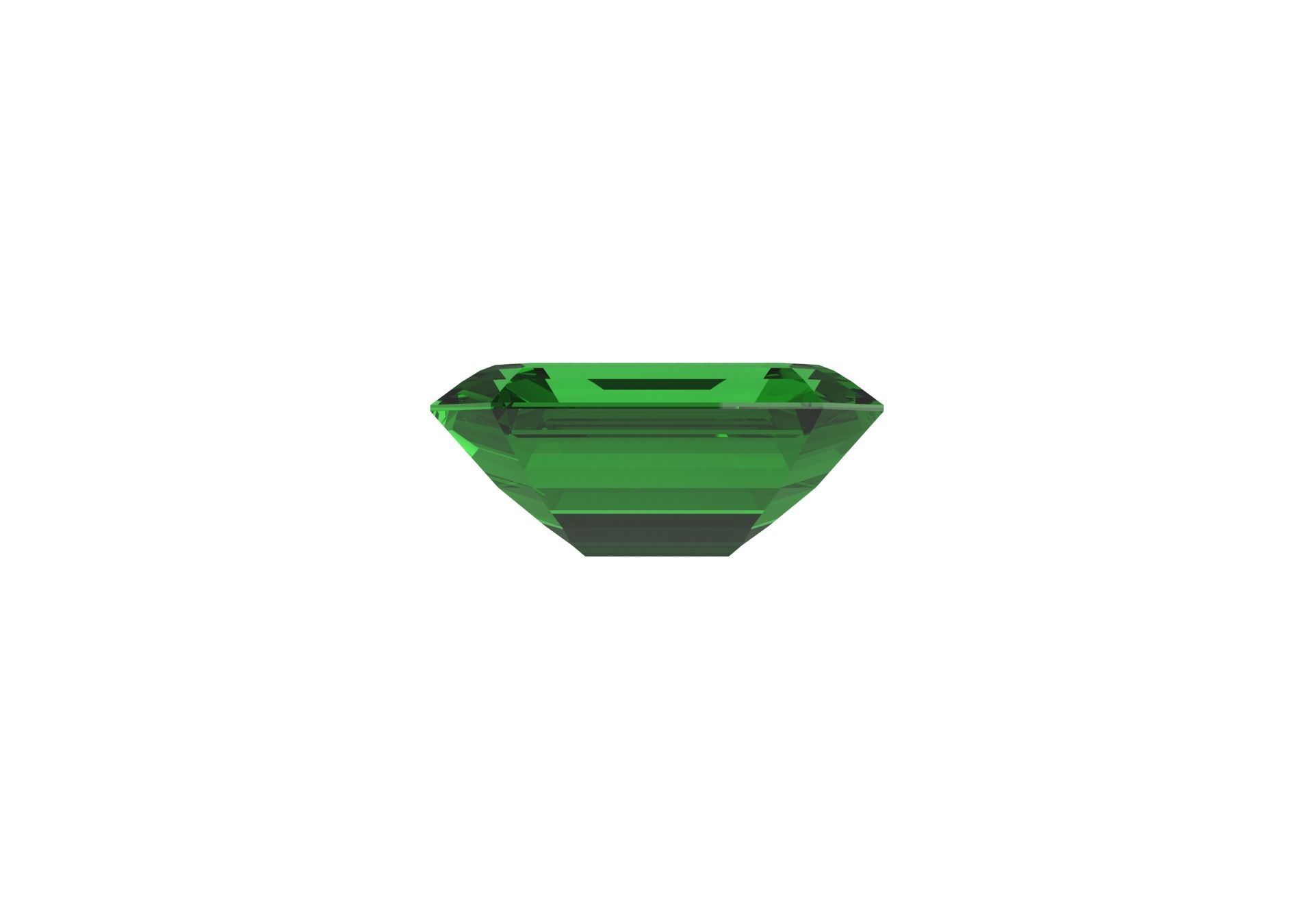 Diamond - Emerald 3D print model_3