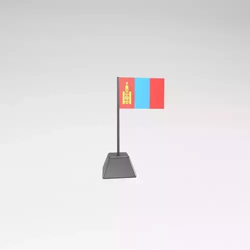 Cartoon Mongolia Flag v1 001