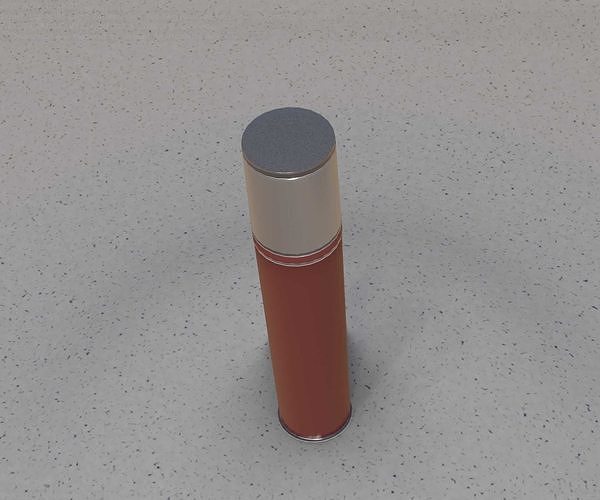 Dark Red Light-Column -18- Street-Light 9 Low-poly 3D model