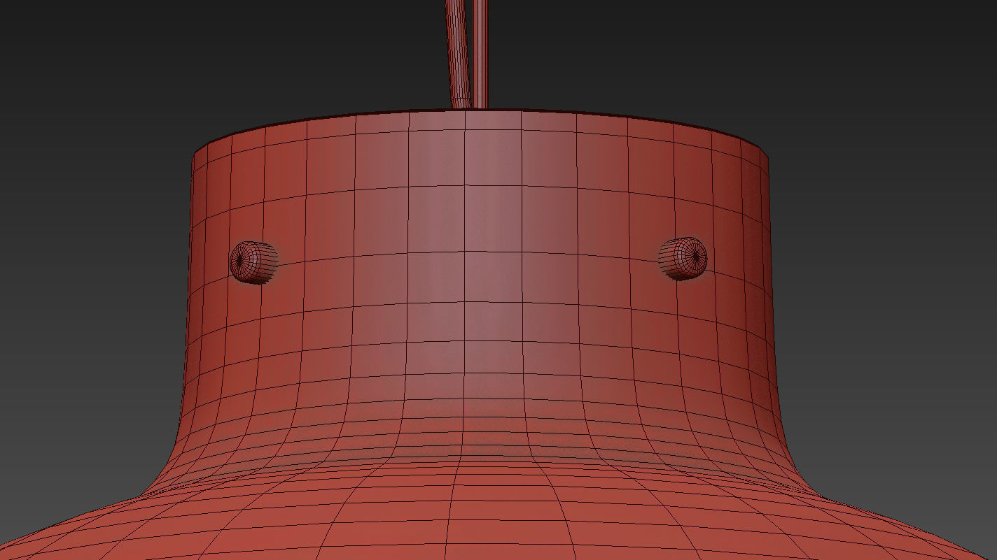 Bellissima Wood Pendant Light By Ferruccio Laviani 3D model_7