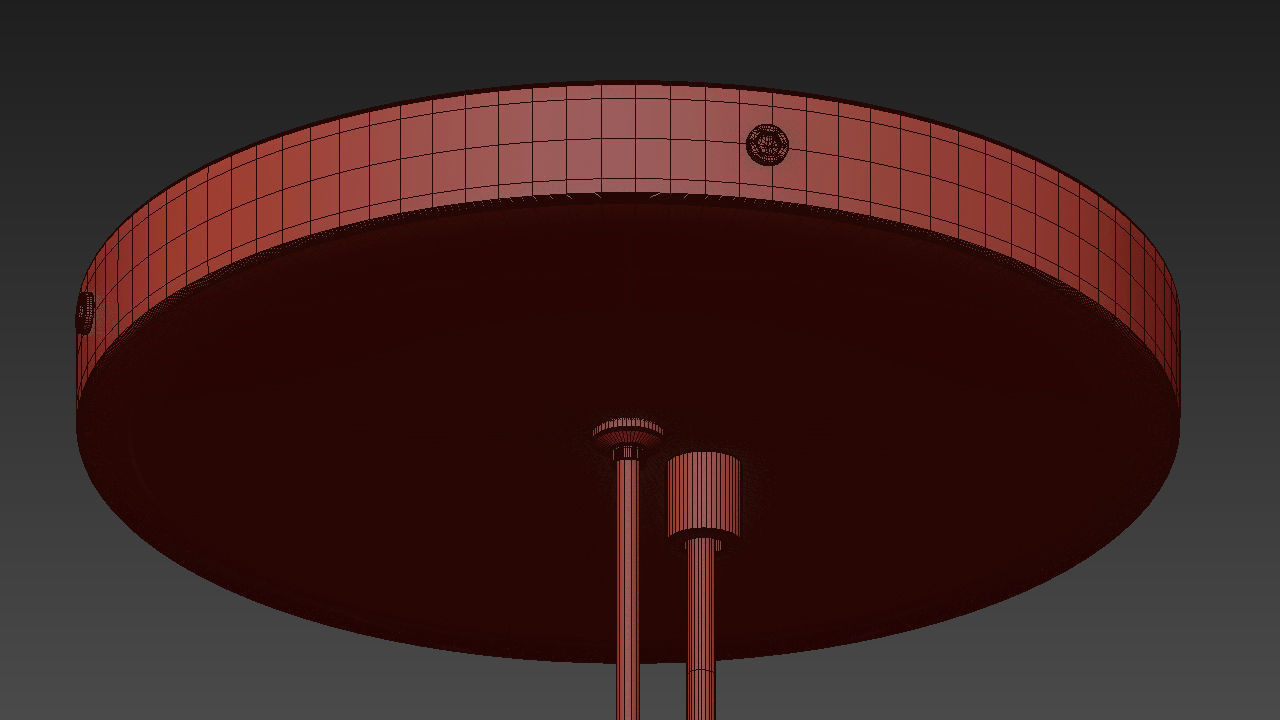 Bellissima Wood Pendant Light By Ferruccio Laviani 3D model_6