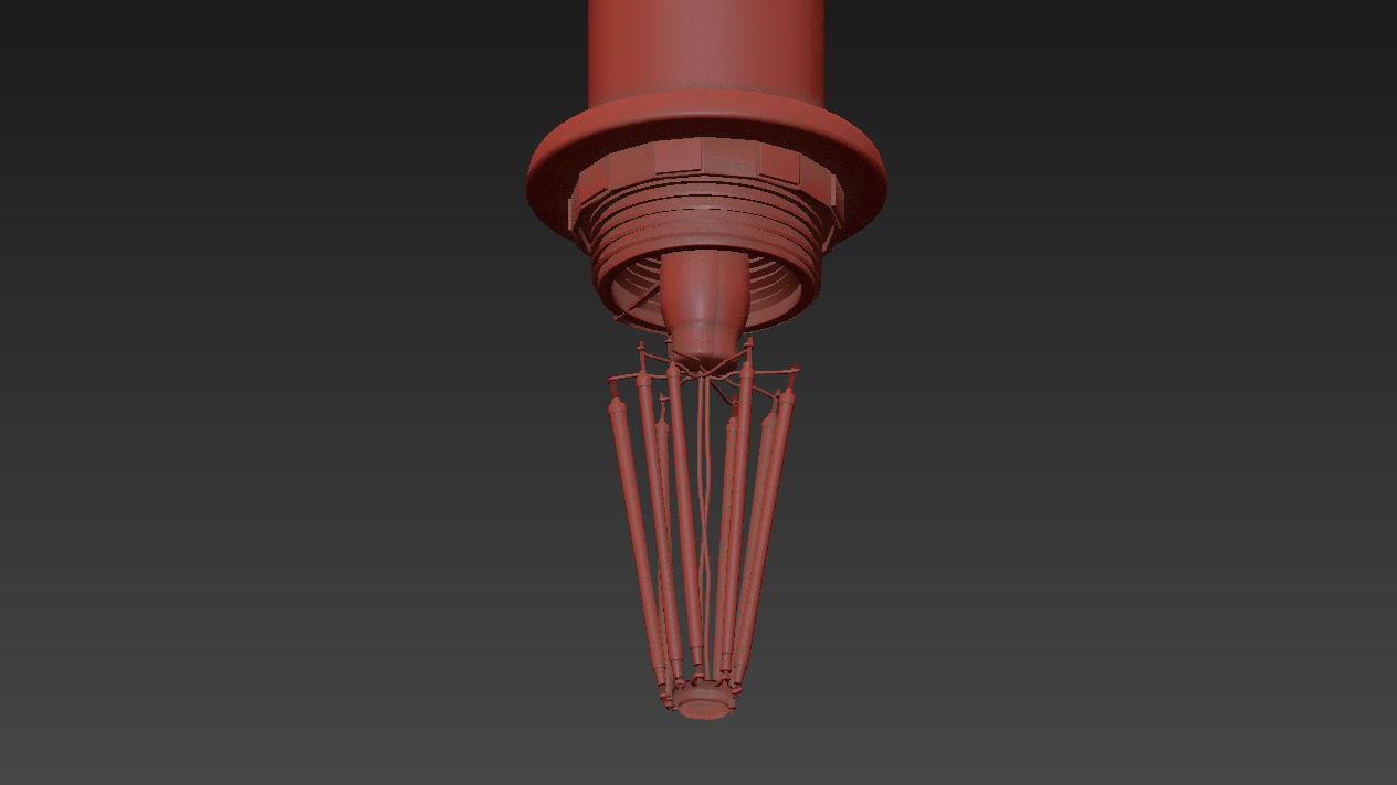 Bellissima Wood Pendant Light By Ferruccio Laviani 3D model_3