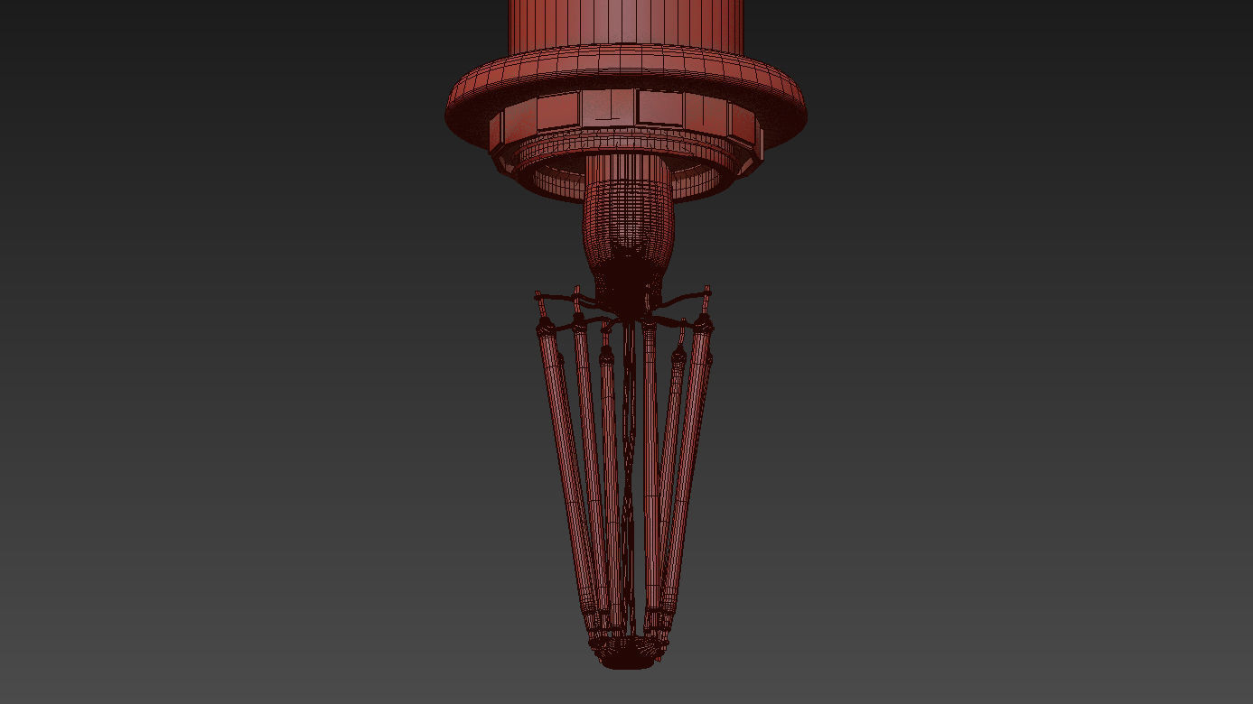 Ronde Pendant Light By Oliver Schick 3D model_5